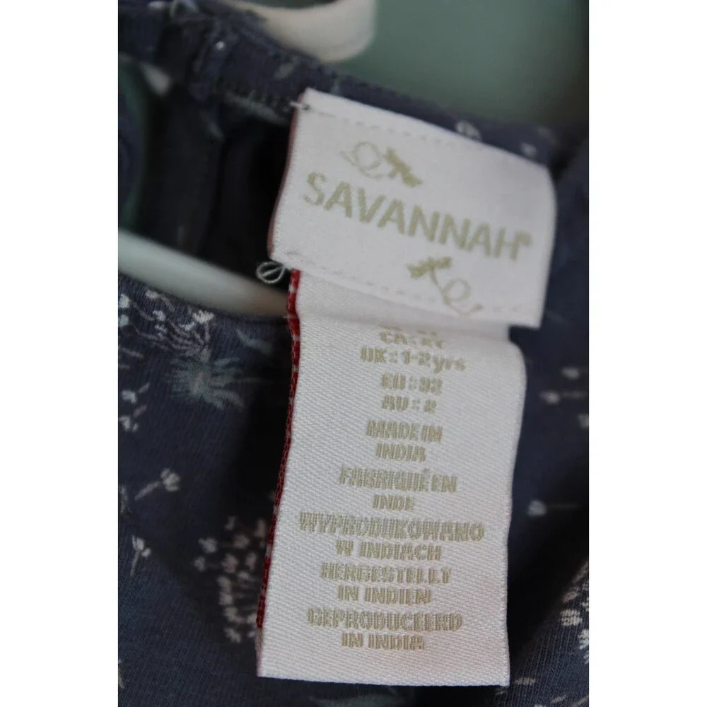 Savannah Dandelion Baby Girls Sleeveless Tank Top Size 2T Gray Pink